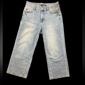 Judy Blue Double the Cool Wide Crop Jeans with Cooling Technology Size 30